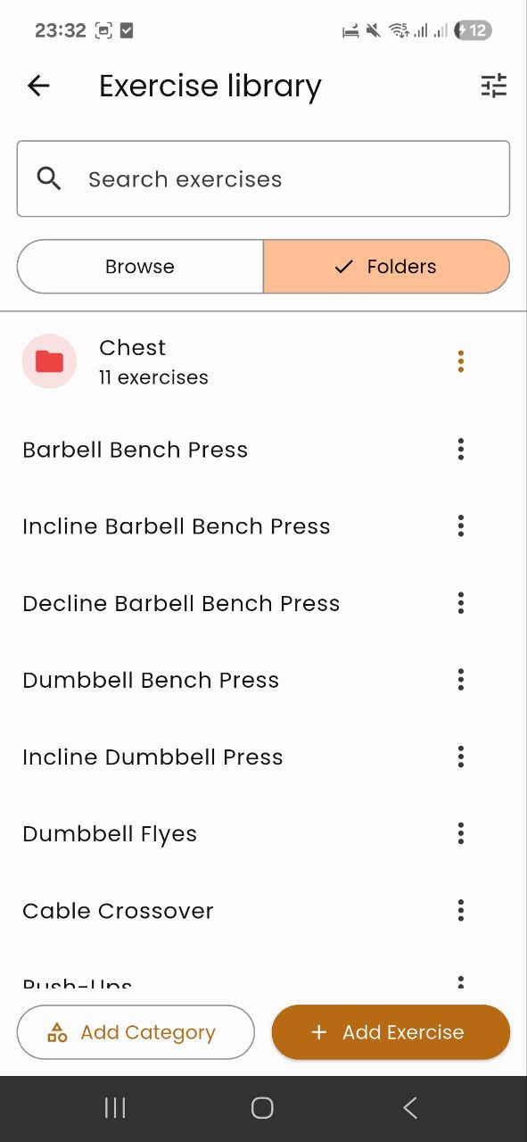 Exercise library